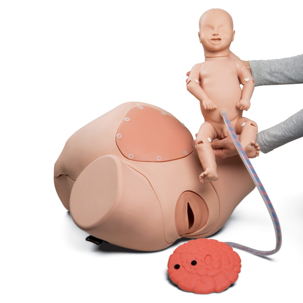 Advanced Childbirth Simulator with fetus placenta for obstetrics Training  Manikin