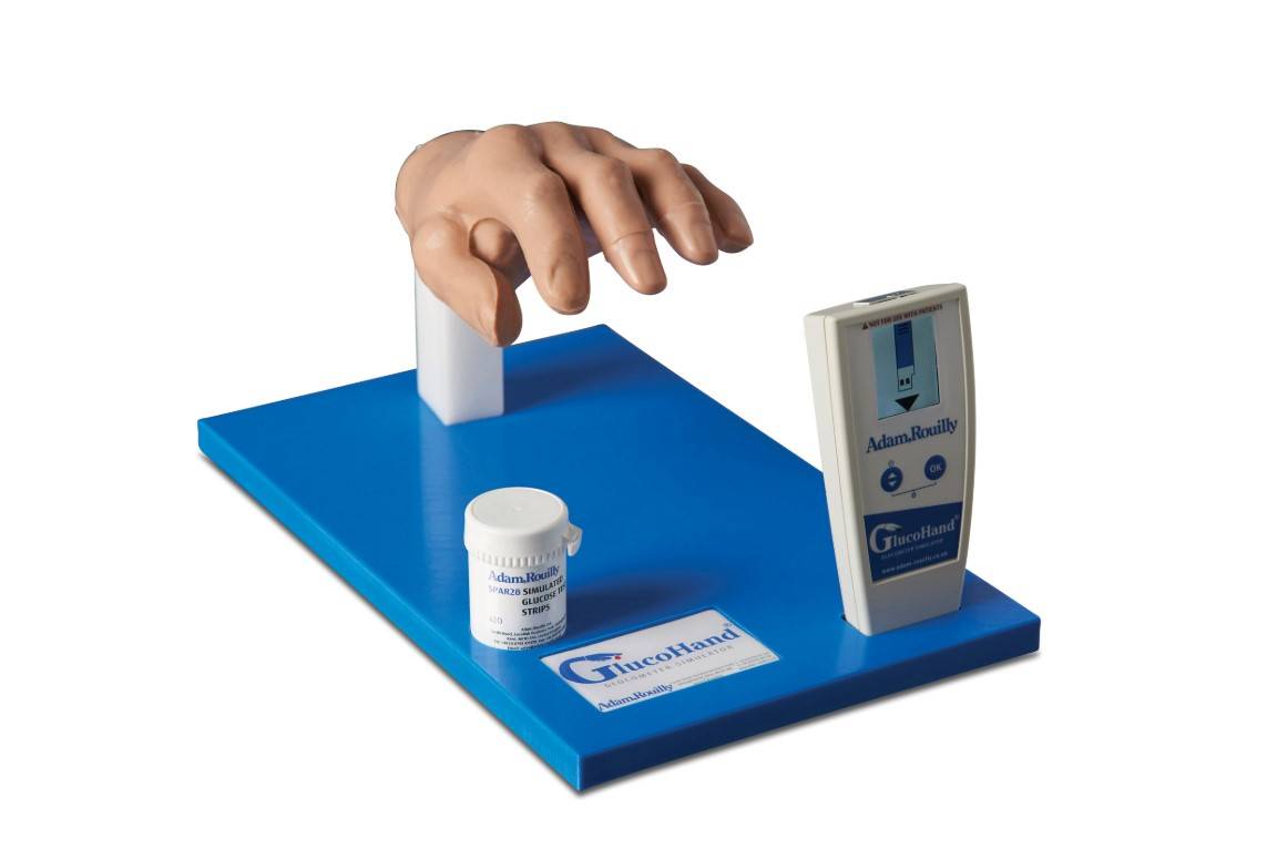 Light Glucometer Machine Glucohand® - Digital Glucometer Simulator, Light - SEM Trainers